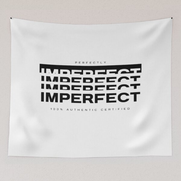 Item preview, Perfectly Imperfect Black designed and sold by BumbleChynxBee.