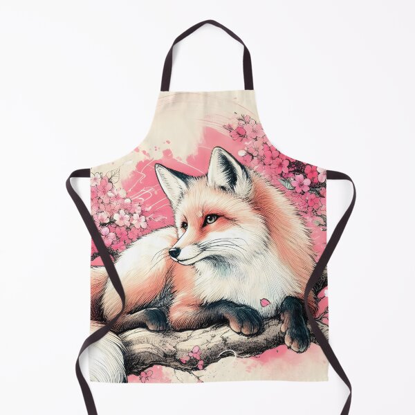 Item preview, Fox in Sakura Blossom Harmony designed and sold by inkNext.