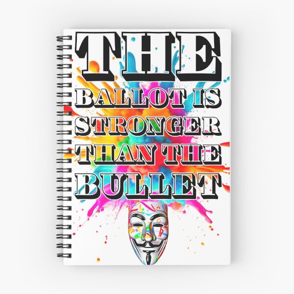 Item preview, Protest slogans. Anonymous. Ballot is stronger than the bullet. designed and sold by Drone-tees.
