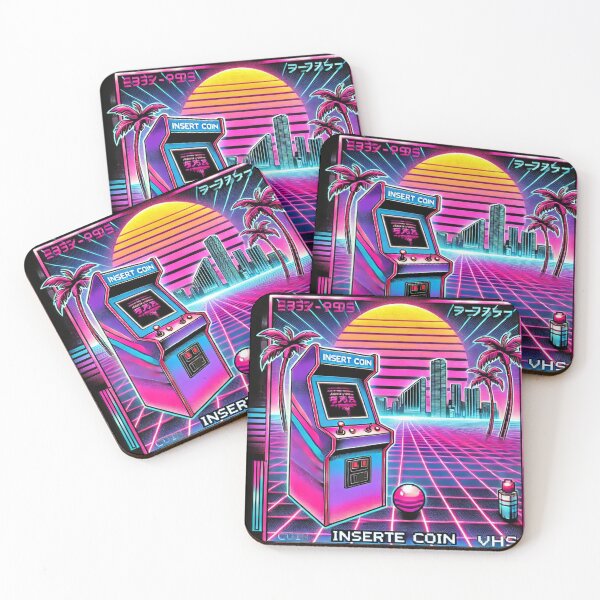 Item preview, "Retro Arcade Dream - 90s Vaporwave Aesthetic" designed and sold by Younes.Art.
