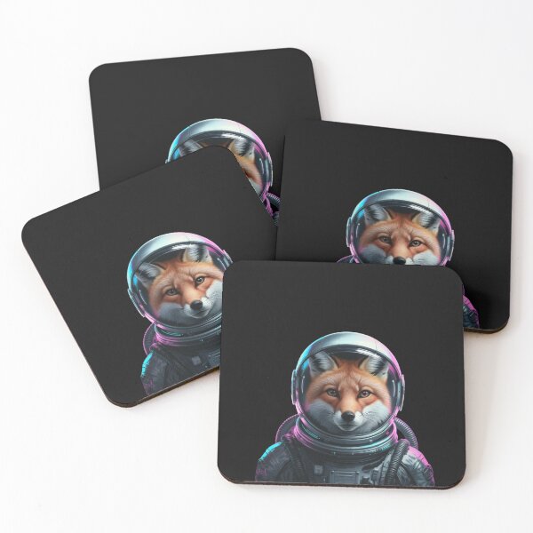 Item preview,  Modern Trendy Funny Cute Astronaut Fox In Space Galaxy designed and sold by SOUFIANE1991.