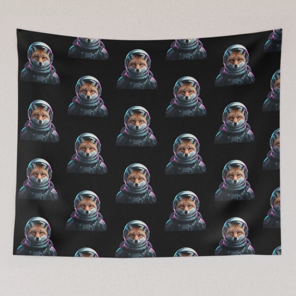 Item preview,  Modern Trendy Funny Cute Astronaut Fox In Space Galaxy designed and sold by SOUFIANE1991.