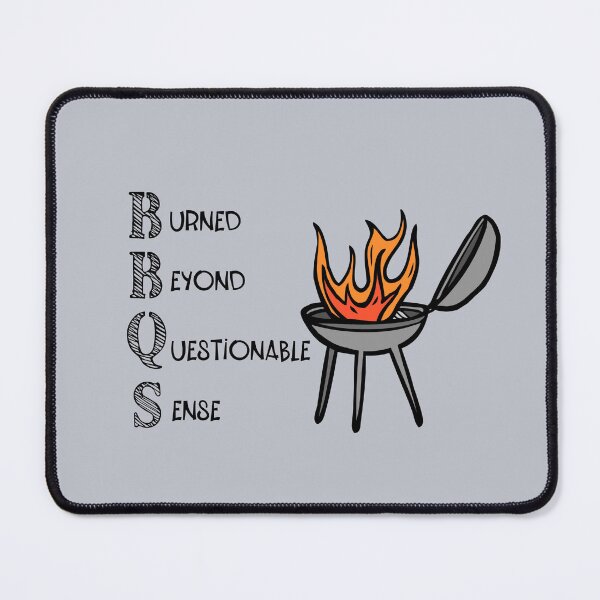 Item preview, BBQ word play designed and sold by TheAcronymystic.