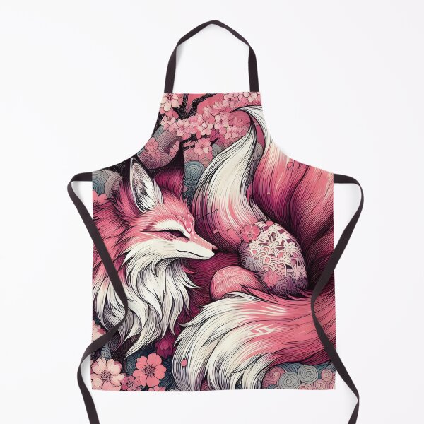 Item preview, Nine-Tailed Fox in Sakura Enchantment designed and sold by inkNext.