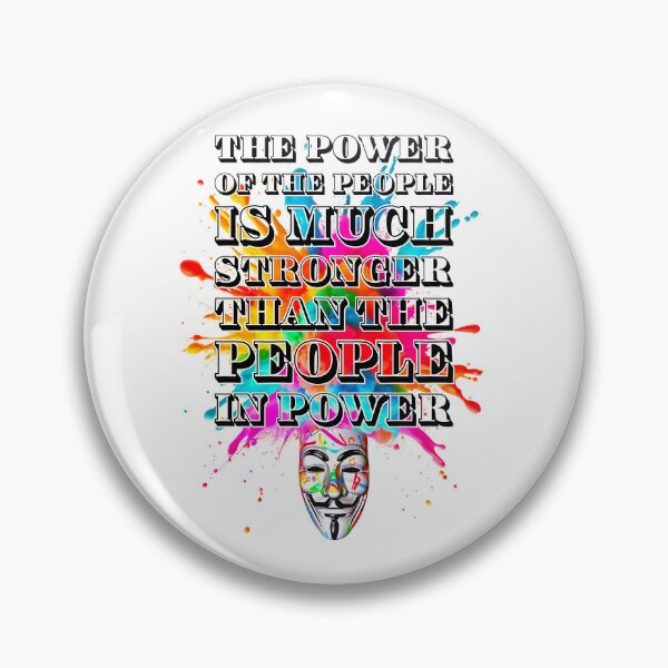 Item preview, Protest slogans. Anonymous. People power. designed and sold by Drone-tees.