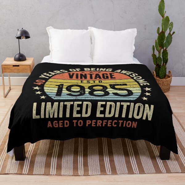 Item preview, 40th Birthday Awesome 40 Years Vintage 1985 designed and sold by eclecTEEq.