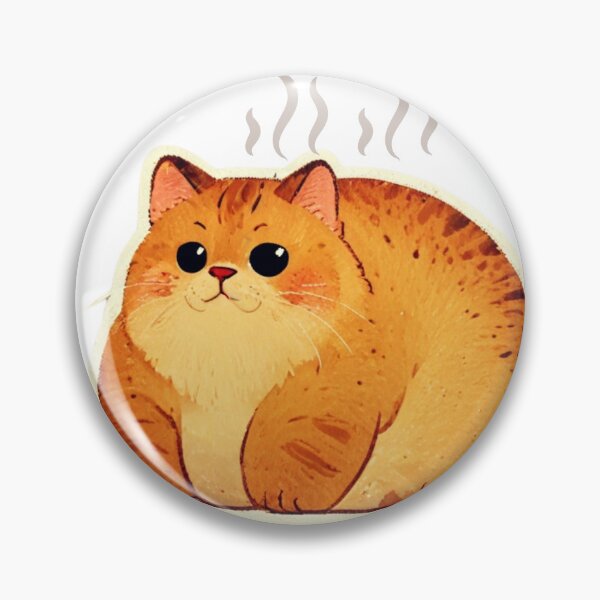 Item preview, Chubby Cat Bread Sticker designed and sold by Glam-OOTD.