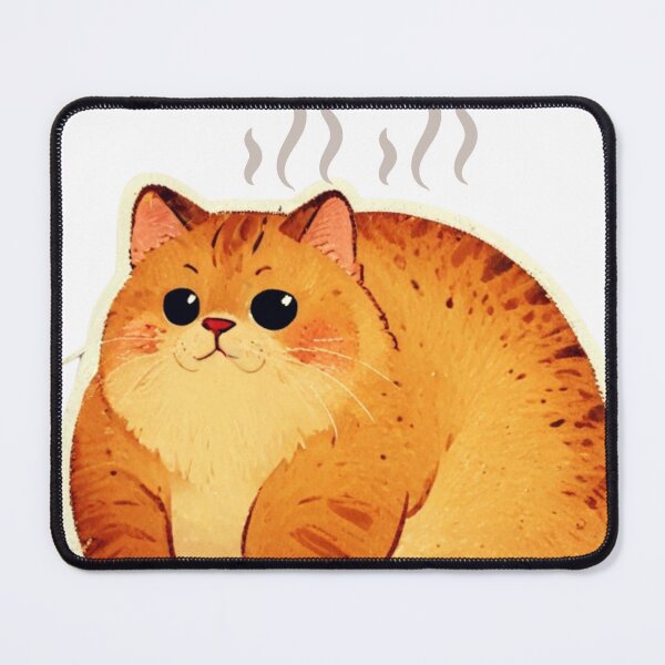Item preview, Chubby Cat Bread Sticker designed and sold by Glam-OOTD.