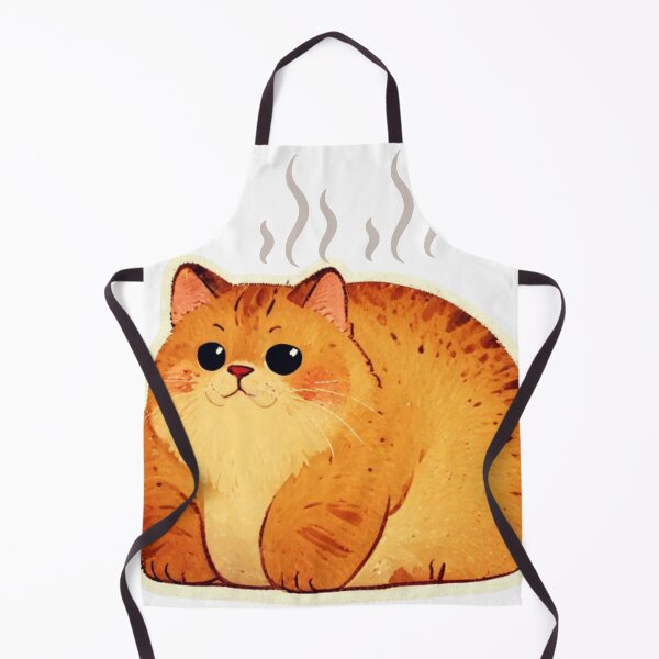 Item preview, Chubby Cat Bread Sticker designed and sold by Glam-OOTD.