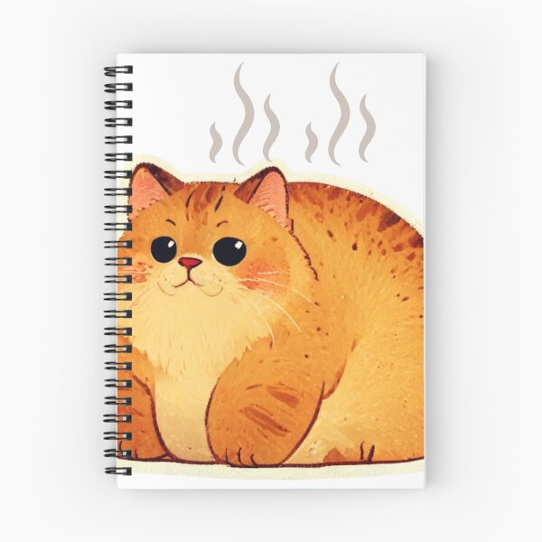 Item preview, Chubby Cat Bread Sticker designed and sold by Glam-OOTD.