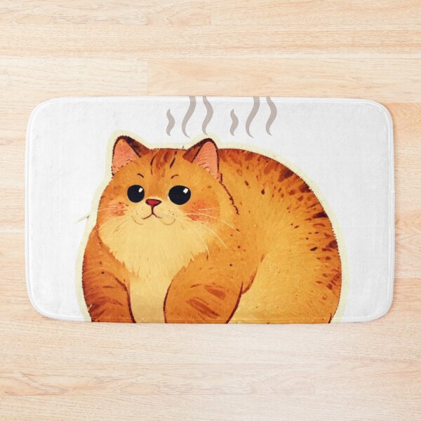 Item preview, Chubby Cat Bread Sticker designed and sold by Glam-OOTD.