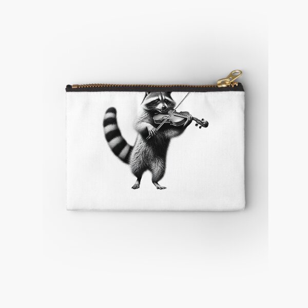 Item preview, Raccoon Playing Violin Violist Violin Player designed and sold by Kimberley King Art  King Art.