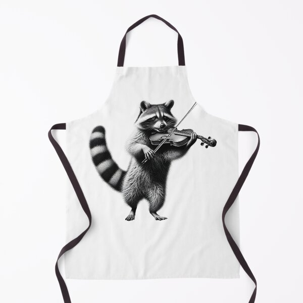 Item preview, Raccoon Playing Violin Violist Violin Player designed and sold by Kimberley King Art King Art.
