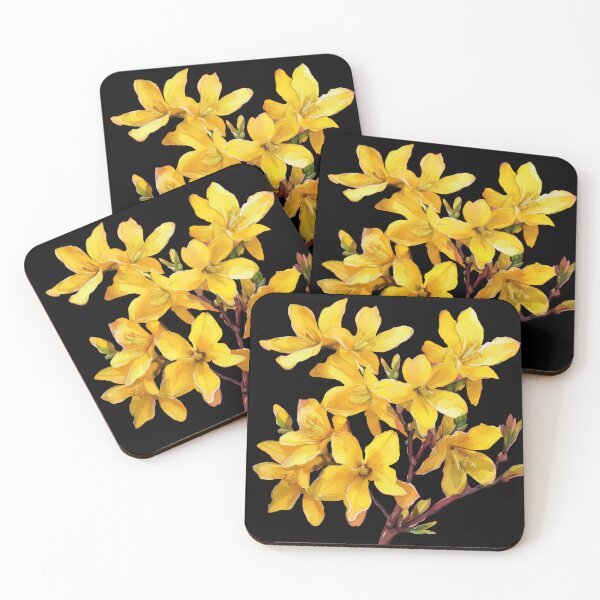Item preview, yellow forsythia designed and sold by Valentina-V.
