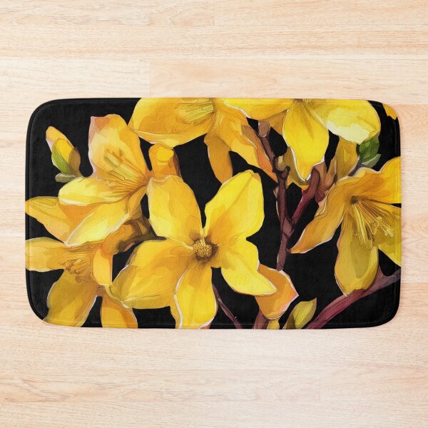 Item preview, yellow forsythia designed and sold by Valentina-V.