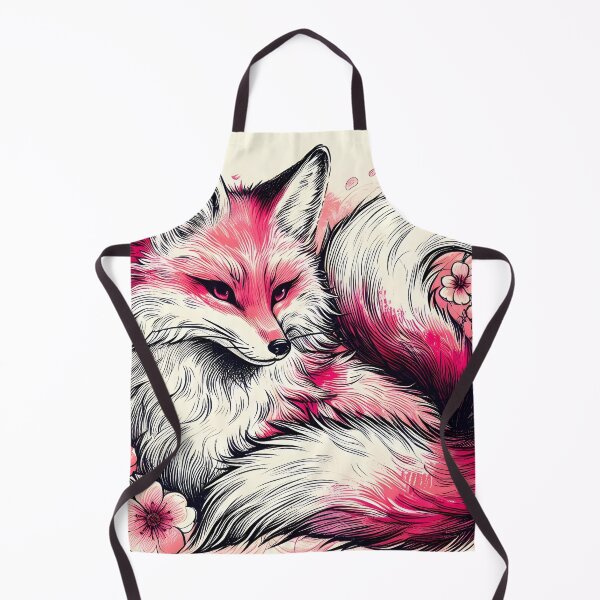 Item preview, Nine-Tailed Fox in Sakura Bliss designed and sold by inkNext.