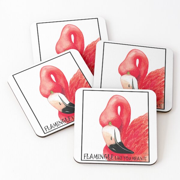Item preview, FLAMINGLE LIKE YOU MEAN IT designed and sold by TOCPaintsForMe.