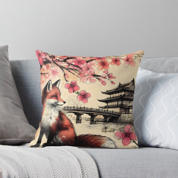 Item preview, Fox in Sakura Blossom Fantasy designed and sold by inkNext.