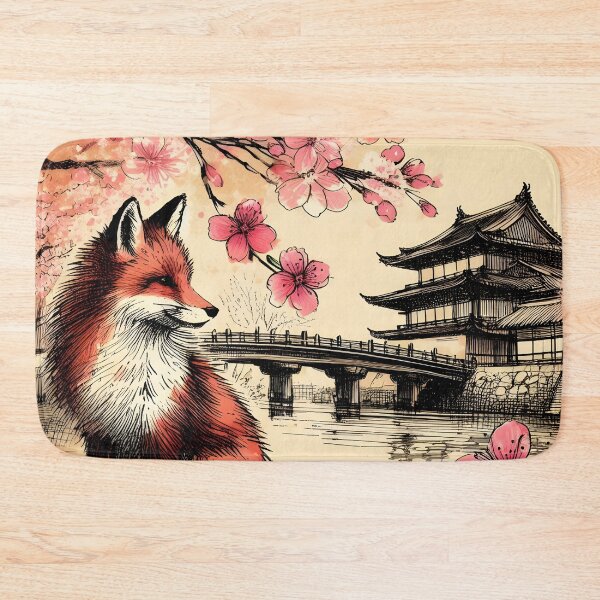 Item preview, Fox in Sakura Blossom Fantasy designed and sold by inkNext.