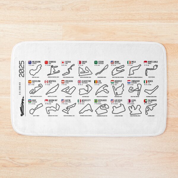 Item preview, Schedule Formula Racing Cars 2025 designed and sold by Mariel  Toigo.