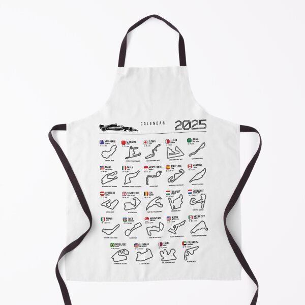 Item preview, Schedule Formula Racing Cars 2025 designed and sold by Mariel Toigo.