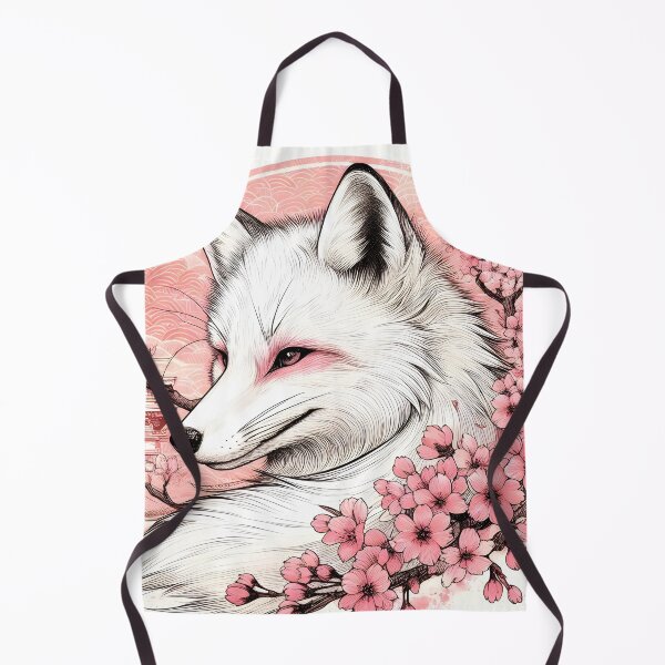 Item preview, White Fox in Sakura Paradise designed and sold by inkNext.
