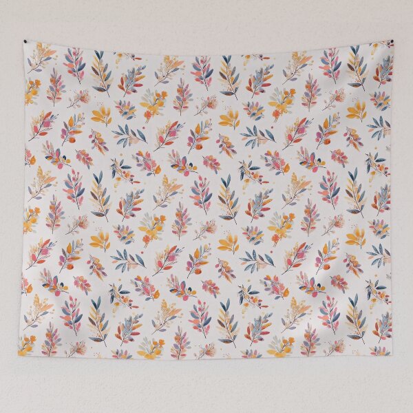 Item preview, Olive branches in hand painted watercolors  designed and sold by Designbes.