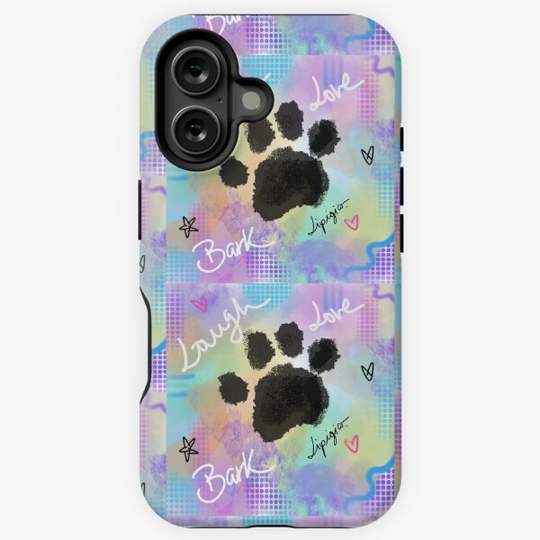 Item preview, Laugh, love, bark  designed and sold by LipigicoArt.
