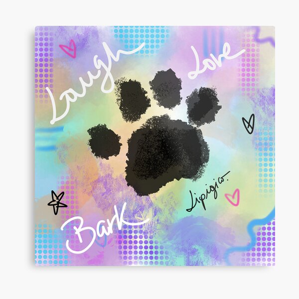 Item preview, Laugh, love, bark  designed and sold by LipigicoArt.