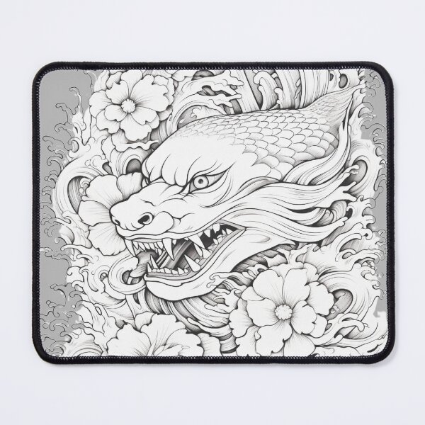 Item preview, Traditional Japanese Dragon Tattoo really made in Japan designed and sold by BestDetailer.