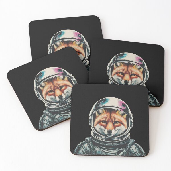 Item preview, Modern Trendy Funny Cute Astronaut Fox In Space Galaxy designed and sold by SOUFIANE1991.