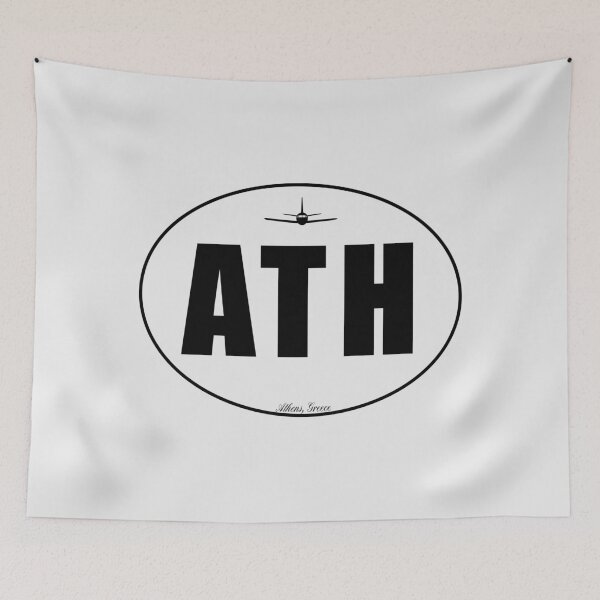 Item preview, ATH Athens Greece Airport Code designed and sold by Lartheviking.