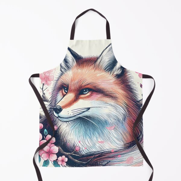 Item preview, Charming Fox in Sakura Wonderland designed and sold by inkNext.