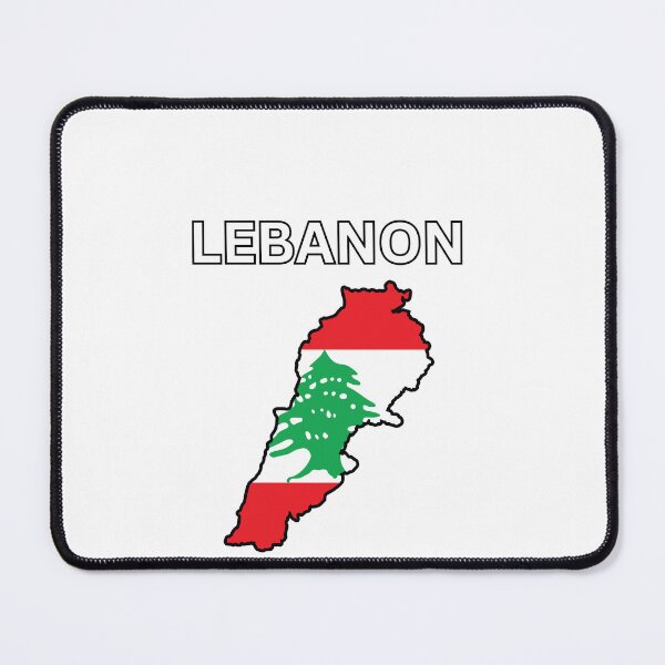 Item preview, Lebanon Flag Map Design designed and sold by atomstartup.