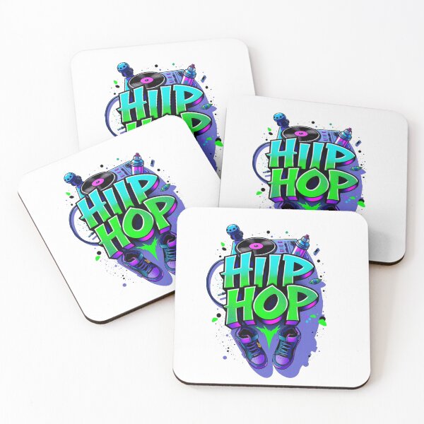 Item preview, Neon Hip Hop Graffiti Art – Urban Streetwear Design – DJ & Rap Culture Illustration designed and sold by Bobrucznik.