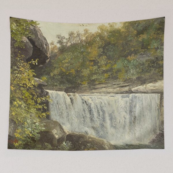 Item preview, Waterfall Landscape designed and sold by tomorrowsart.