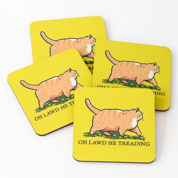 Item preview, Oh Lawd He Treading Ginger Color Block designed and sold by KilkennyCat Art.