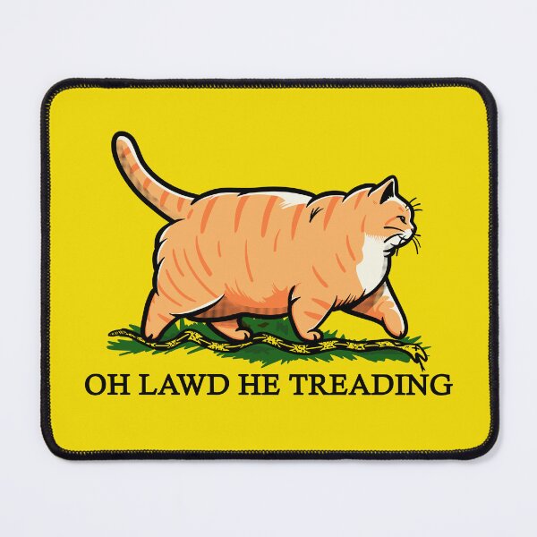 Item preview, Oh Lawd He Treading Ginger Color Block designed and sold by KilkennyCat Art.