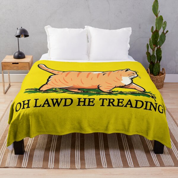 Item preview, Oh Lawd He Treading Ginger Color Block designed and sold by KilkennyCat Art.