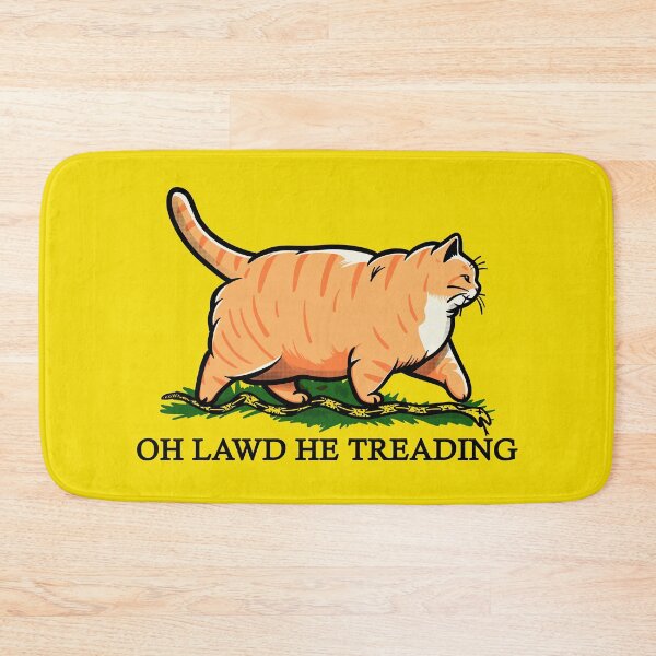 Item preview, Oh Lawd He Treading Ginger Color Block designed and sold by KilkennyCat Art.