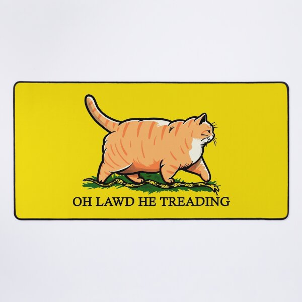 Item preview, Oh Lawd He Treading Ginger Color Block designed and sold by KilkennyCat Art.
