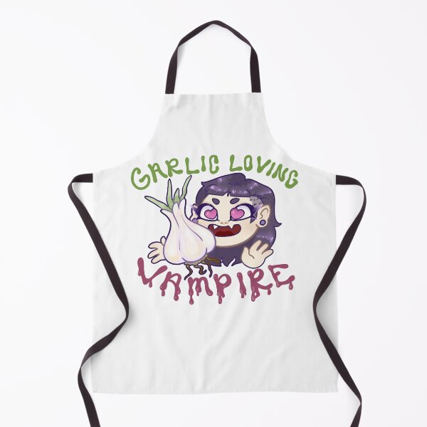 Aperçu de l'œuvre Vampire amoureux de l'ail, dessin original à la main créée et vendue par TrashPandaShop.