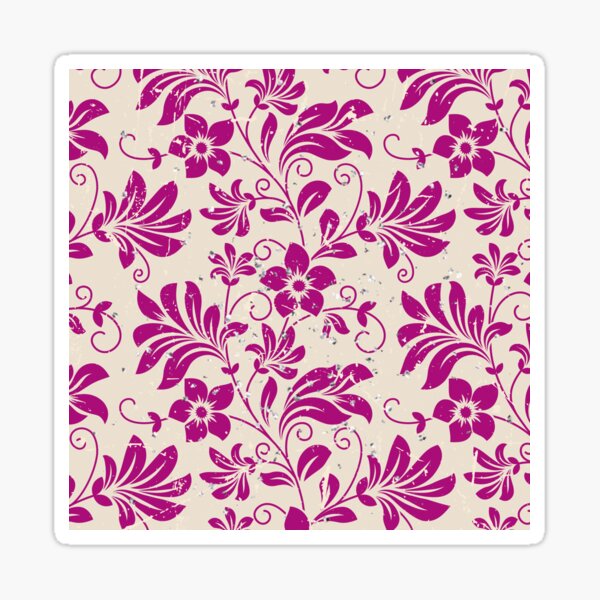 Item preview, Gemma - Sparkle Floral Magenta Fancy by Linavi designed and sold by Linavi.