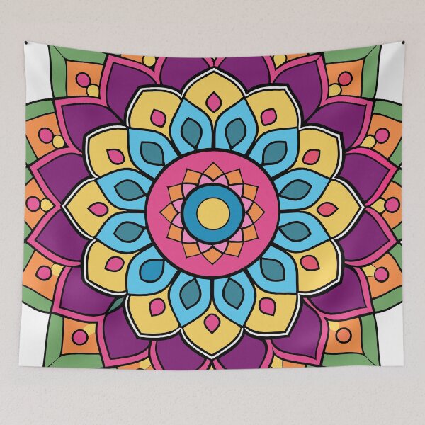 Item preview, Hand-Drawn Mandala Stickers – Intricate and Unique Designs designed and sold by designdukan.
