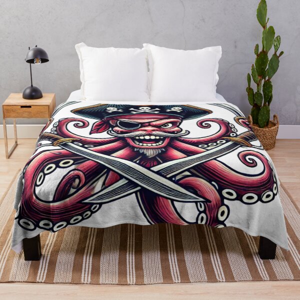 Item preview, Pirate Octopus - Fierce Swashbuckling Sea Captain designed and sold by Nauert's.