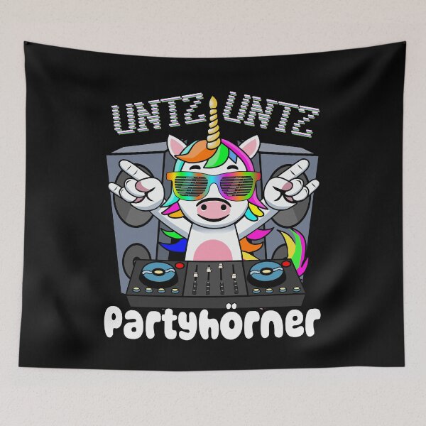 Item preview, DJ Einhorn - Untz Untz Partyhorns - Techno, Rave designed and sold by Svenniibee.