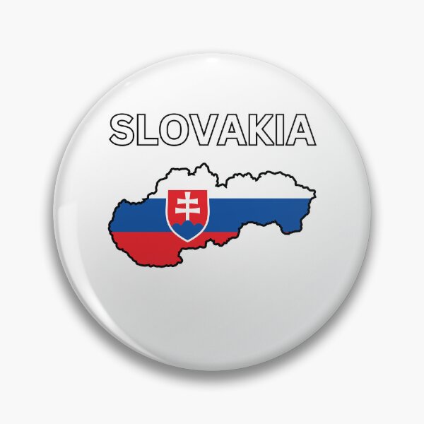 Item preview, Slovakia Flag Map Design designed and sold by atomstartup.
