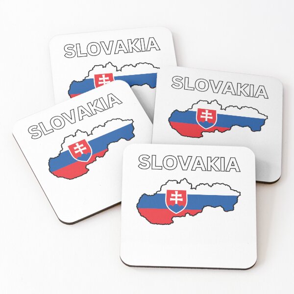 Item preview, Slovakia Flag Map Design designed and sold by atomstartup.