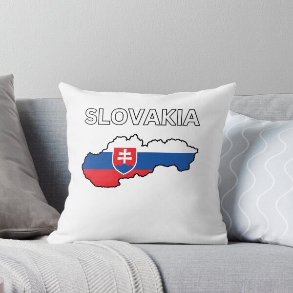 Item preview, Slovakia Flag Map Design designed and sold by atomstartup.
