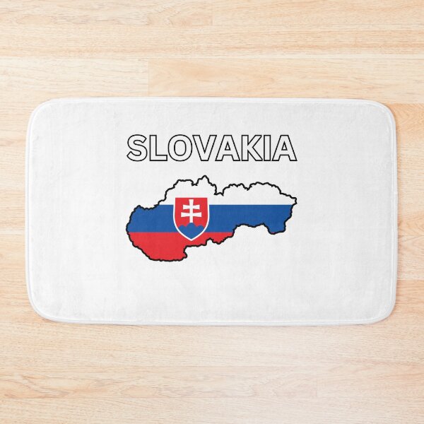 Item preview, Slovakia Flag Map Design designed and sold by atomstartup.